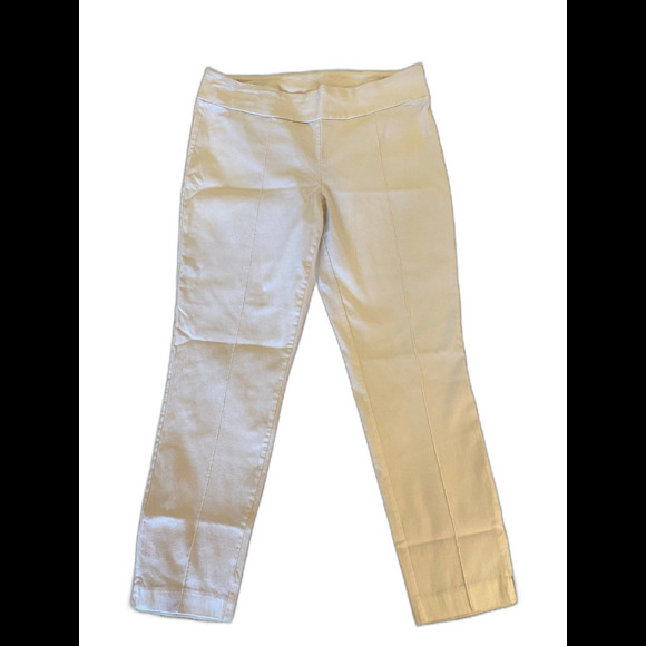 Jules & Leopold Plus Size  XL White pants with elastic waist - Picture 1 of 6